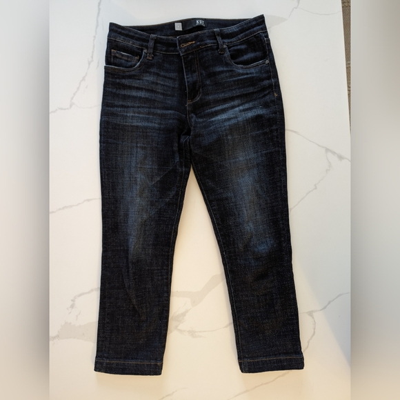 KUT from the Kloth Y2k Capri Jeans Midrise - Picture 2 of 8